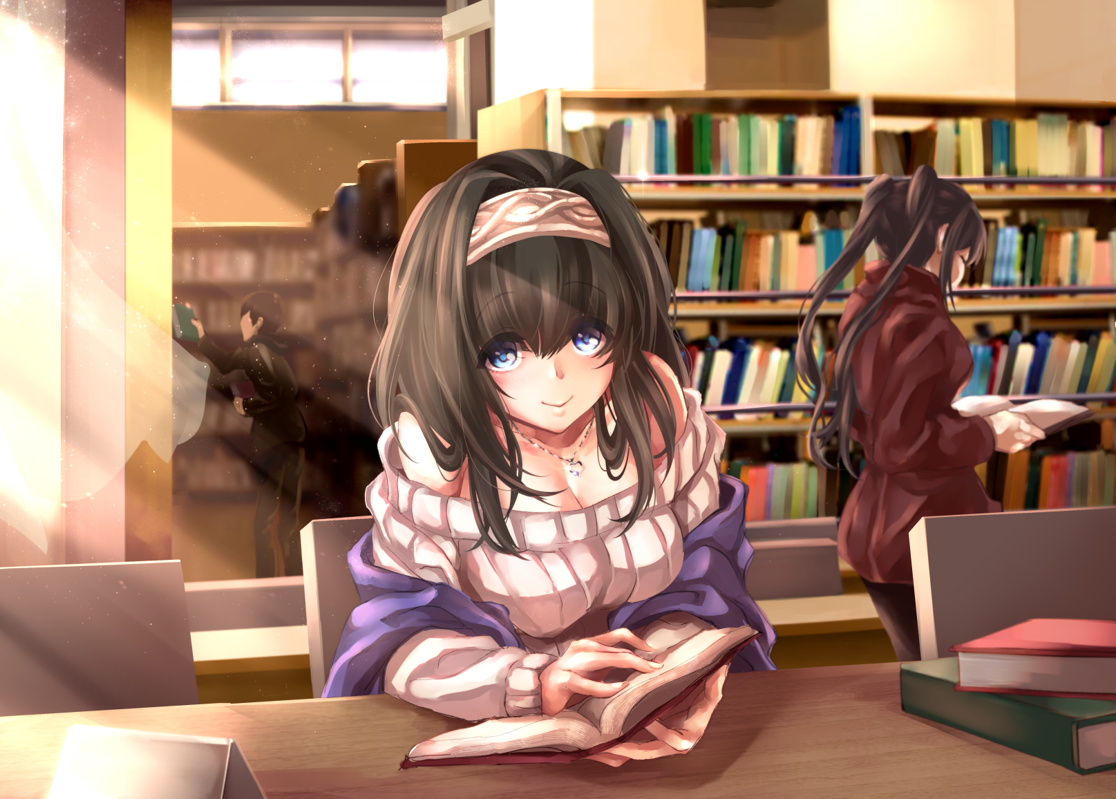 しゃしゃき オタクくんとギャル Pe Twitter ふみふみと図書館デート 鷺沢文香 T Co Zst7i3z4qc Twitter