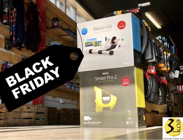 Semana del Black Friday, adelántate y reserva ya tu Bkool pro 2 por 399€ o el Bkool Go por 289€ y disfruta de 1 año de suscripción Premium al simulador.
Uno de los rodillos más avanzados del mercado.
Reserva 93 854 94 58