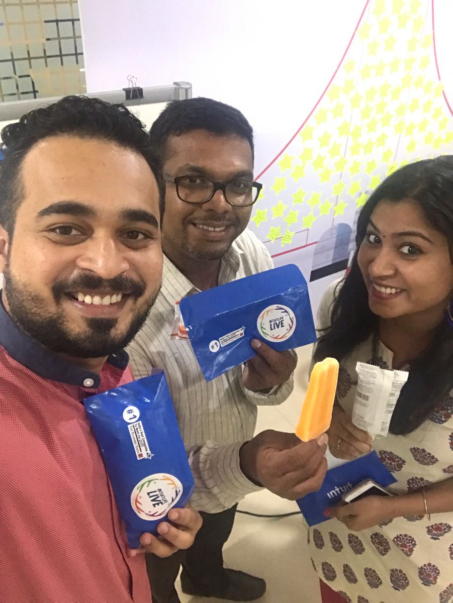IntuitIN's tweet photo. 5 days to go for the biggest party of the year and Team Intuit India is beating the #MondayBlues with some 'super cool' #IntuitLifeLIVE invite ice-cream!
#IntuitLife https://t.co/S91CUqb3lv