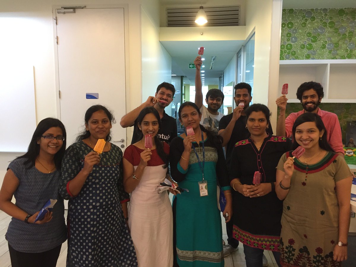 IntuitIN's tweet photo. 5 days to go for the biggest party of the year and Team Intuit India is beating the #MondayBlues with some 'super cool' #IntuitLifeLIVE invite ice-cream!
#IntuitLife https://t.co/S91CUqb3lv