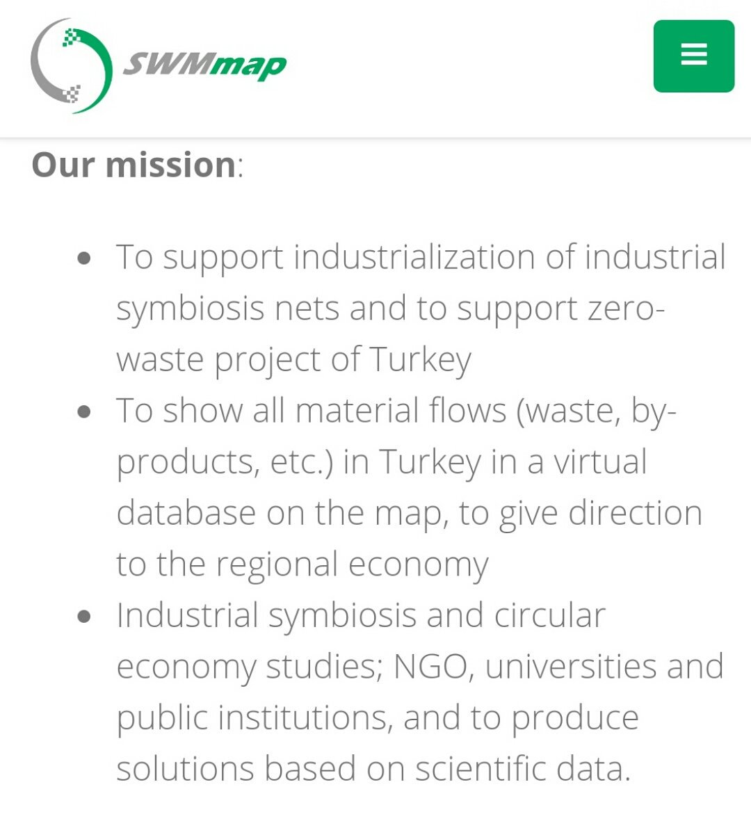 SWM_map's tweet photo. SWMmap begun to activities about #industrialsymbiosis #regionalIS #circulareconomy and support to #zerowasteprogram of Turkey.
Please visit our website https://t.co/9VpqLdpeGs https://t.co/KAMOQkSrbT