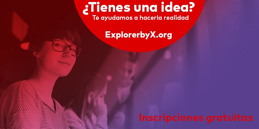 Abierto el plazo para inscribirte en #ExplorerByX de <a href="/Yuzzing/">halooo</a> y hacer realidad tu proyecto empresarial. La <a href="/UVa_es/">Gabinete de Comunicación Universidad de Valladolid</a> coordina dos sedes en Palencia y Valladolid. bit.ly/2dFJTpt