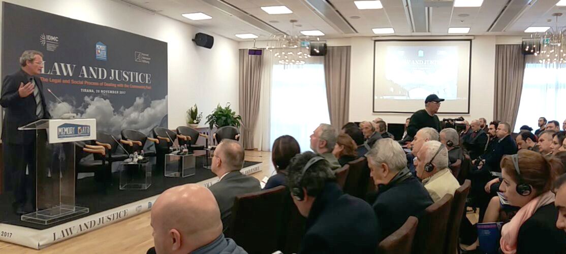 OSCEinAlbania's tweet image. “Knowledge and dialogue about the past play a crucial role in a liberating transition, they help re-establishing a country’s identity,” #AmbBorchardt told #MemoryDays event, organized by Institute for Democracy, Media &amp;amp; Culture (@idmc5) and KAS Albania. #WeStartTalking