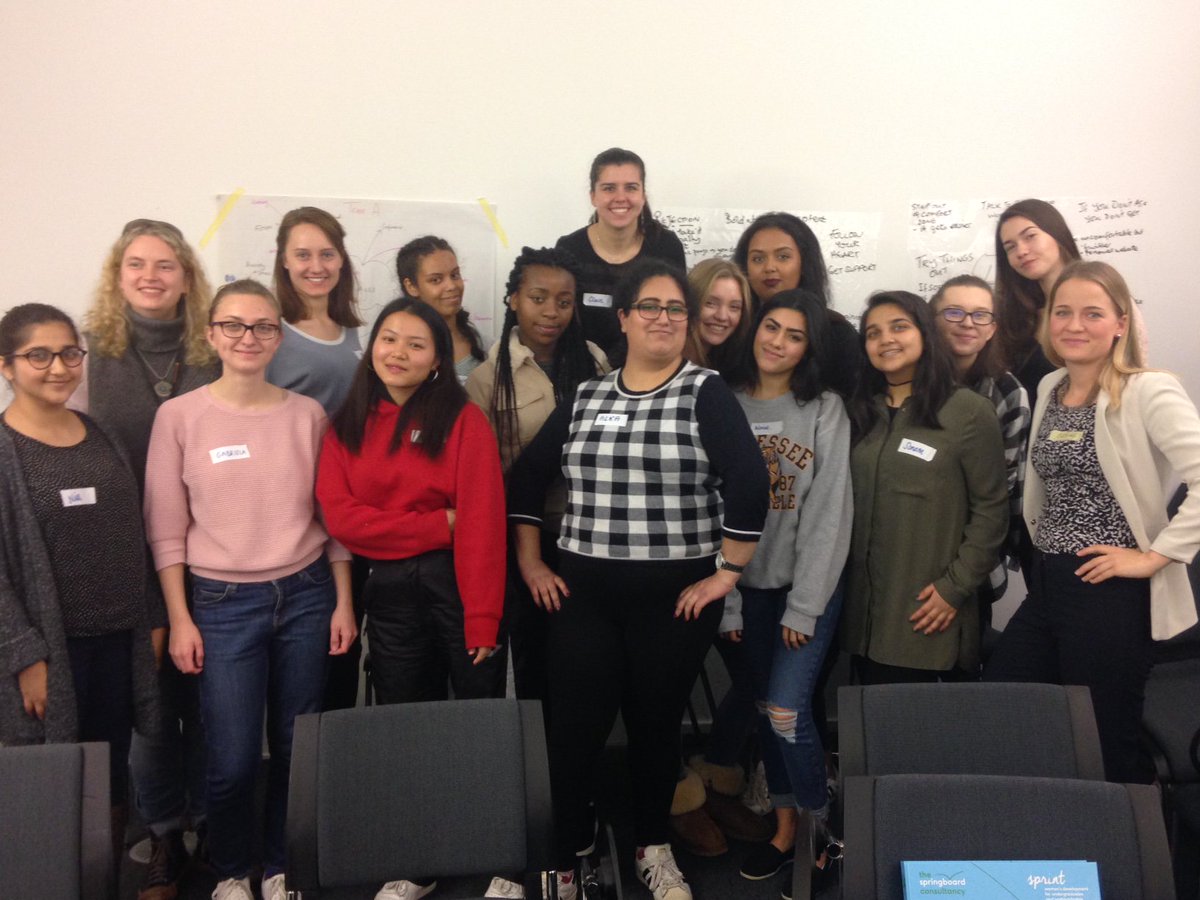 CapgeminiInvent's tweet photo. A look back at some of the future consultants during 'Sprint – Professional development programme for undergraduate women' event @RoyalHolloway #ccukgrads #womeninconsulting #cdcuni https://t.co/hOj26pUiGN