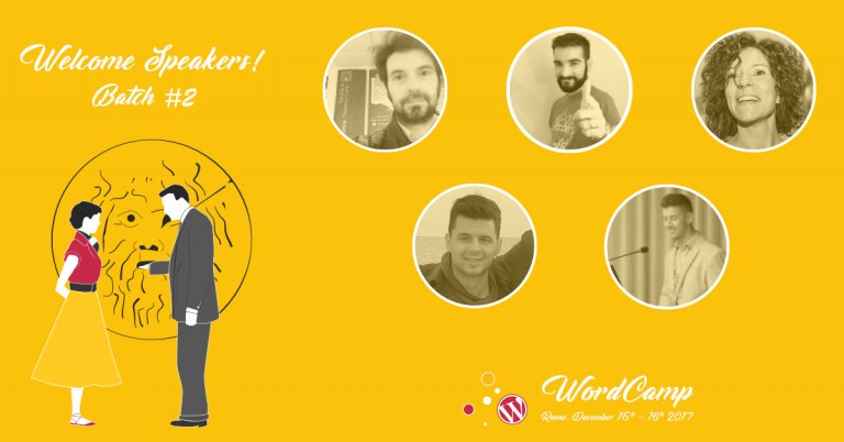WordCampRM's tweet photo. Buon lunedì! 🤗 Oggi vi presentiamo il secondo gruppo di speaker del #WCRM e altri 5 buoni motivi per acquistare il biglietto! Vi aspettiamo al #WordCamp Roma 2017 il 15 e il 16 dicembre!!! 😀🛵💨💨
➡️https://t.co/3lwYAl7eKp 
➡️ https://t.co/oDRymYG648 #WordPress https://t.co/jyy8wQfq0w