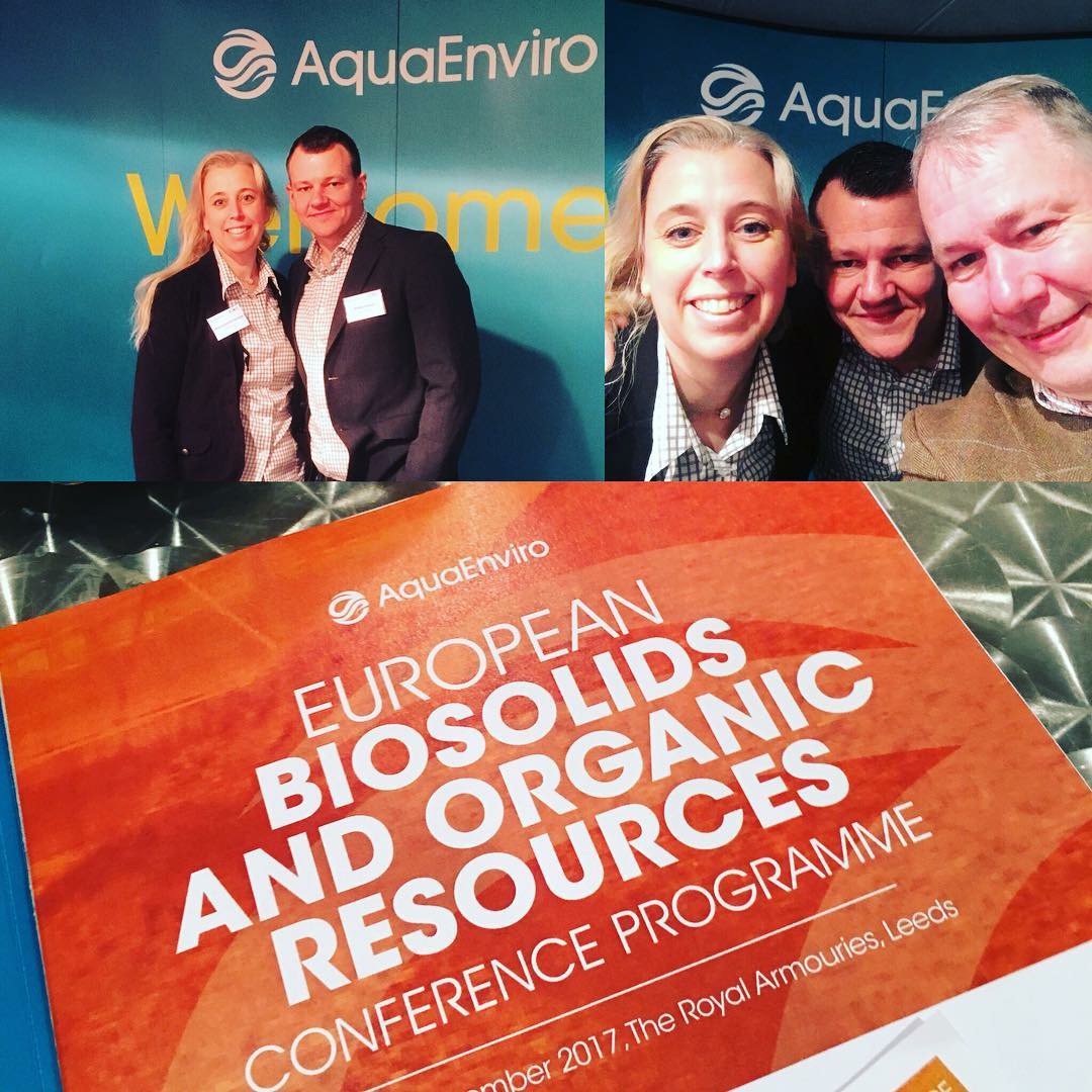 BiototalGroup's tweet photo. Maria &amp; Mattias är på plats i Leeds för att presentera Biototal för den internationella marknaden. Med oss är även Fredrik Lunden från Växtzon. Biosolids and organic  resources är konferensens tema @storbesse #sludge #biosolids #slam #organicresources #kretslopp #Leeds #växtzon https://t.co/XUcCgfHbWO
