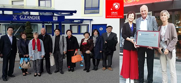 ERAC_Chine's tweet image. ERAC mission accompagnement #Sante réussie. Mise en relation clinique Zander #Aixlesbains avec l'hôpital de Yueyang #Shanghai les dirigeants des établissements se sont entendus pour mettre en place une convention de collaboration et d'échanges