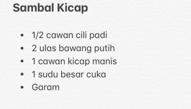 Amirul Kalif Syde Twitterren Hidangan Sambal Soto