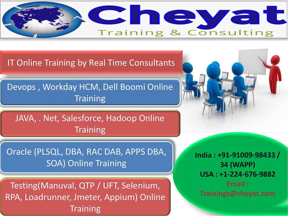 Cheyat_Tech's tweet image. Cheyat Technologies Provides Online Training for all IT Technologies like Oracle, Testing , SAP , JAVA, Dotnet Etc. Along with Online Training we provide On- Job Supports also. For more info contact us : Trainings@cheyat.com 
India : +91-91009-98433 (WAPP) 
USA : +1-224-676-9882