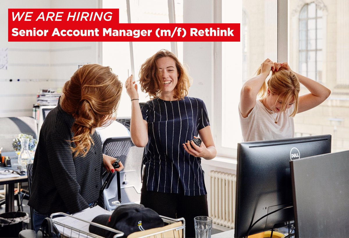rethink_berlin's tweet photo. You know how to handle #project teams, are a pro in counseling clients and are safe in #English and German? Then become our next #projectmanagement guru! Apply here: https://t.co/H5F44u3QIa https://t.co/XWbvWpUauX