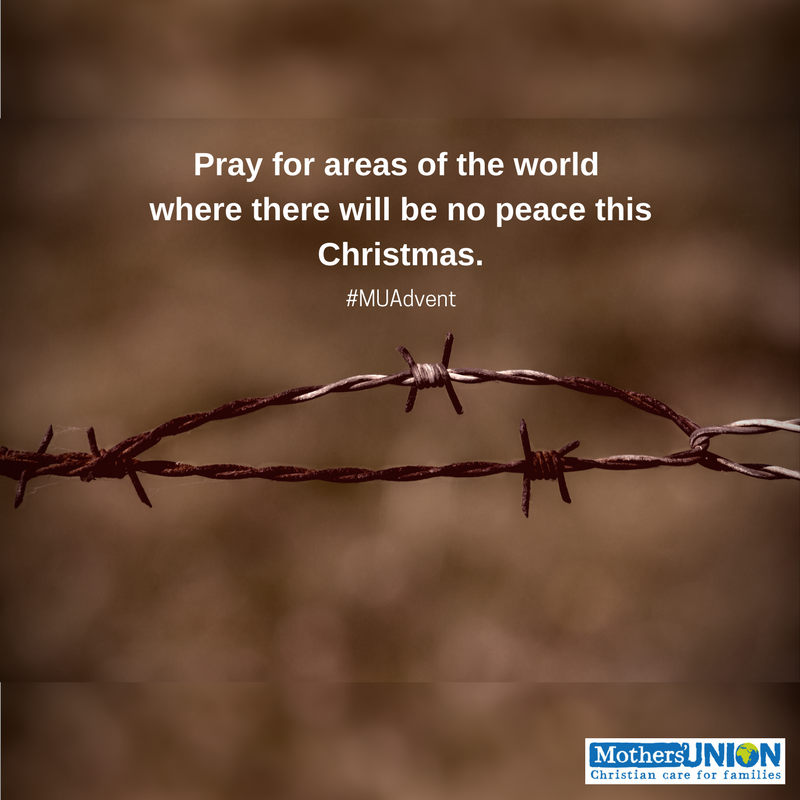 MothersUnion's tweet photo. Today on the fourth day of #Advent we think about the broken world we live in, and the conflict and strife that drives us apart. Join us in #Prayer with our #MUAdvent prayer Calendar, download a copy here: https://t.co/YDr9nqCKYu 

#Christmas #Pray https://t.co/ypJWJu0pui