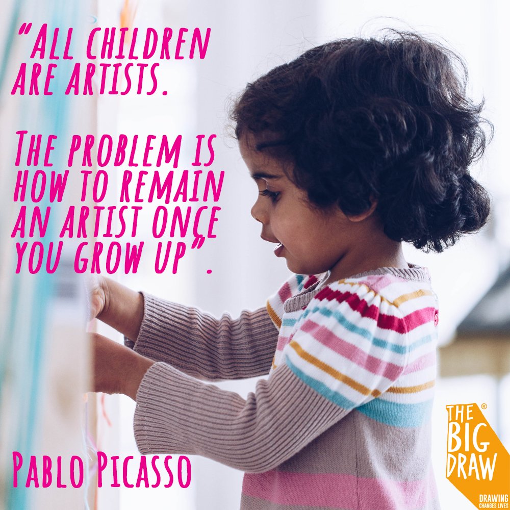 The_Big_Draw's tweet image. One for #UniversalChildrensDay  keep on being a big kid when you can!