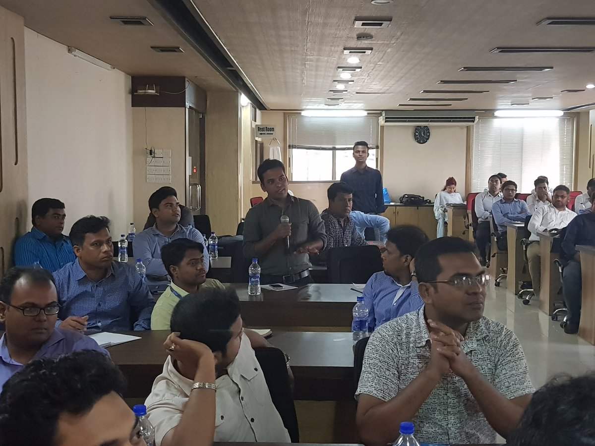 #Knowledge sharing helps #factories improve their #sustainability. We just had a workshop in #Bangladesh where three factories shared the benefits of #energy efficiency technologies. #textiles