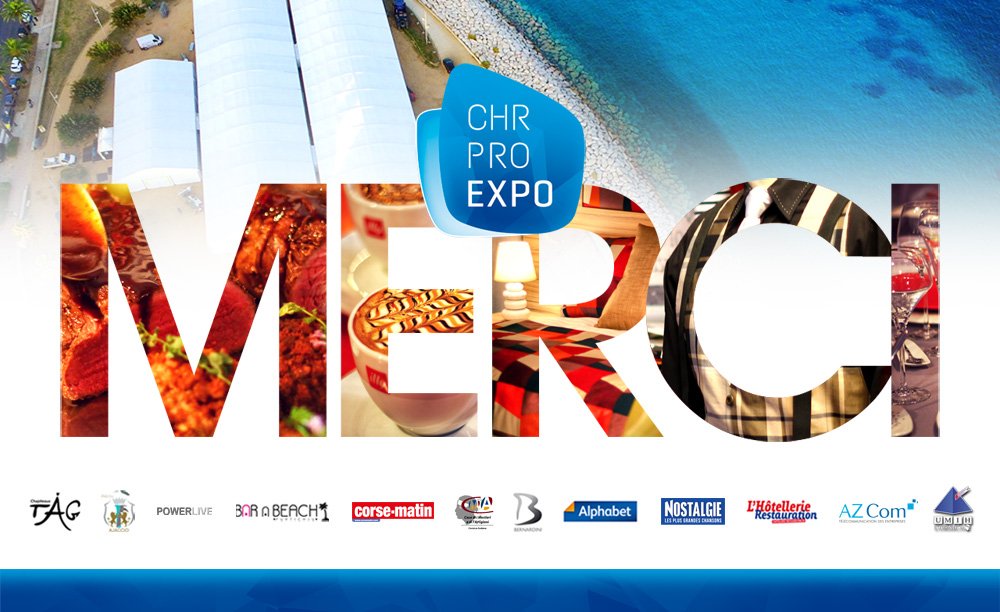 SALONCORSE's tweet photo. Merci à tous et rendez-vous en 2019 pour un nouveau salon CHR en Corse. 
Prochain rendez-vous en Alsace pour la 1ère édition du salon @CHR_EXPO_COLMAR https://t.co/jnQ7bD5cag