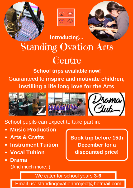 StandingOvproj's tweet photo. Inviting our current schools to come have an amazing Arts experience at our new Arts centre!! #LetUsSing #LetUsCreate #LetusAct #LetUsShine https://t.co/R3vLevJ7f7