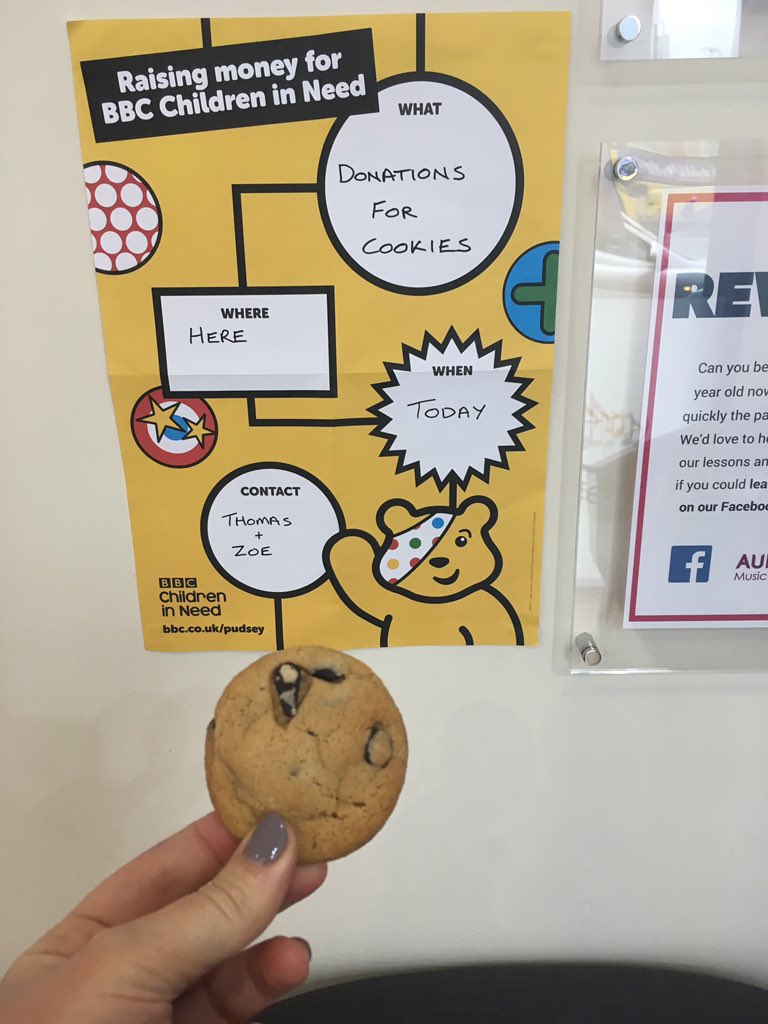 <a href="/KoolCookiesUK/">Kool Cookies</a> <a href="/altrinchamhq/">Altrincham HQ - Social Media Marketing in Manc</a> <a href="/BBCCiN/">BBC Children in Need</a> We've got some 'Kool Cookies' diary-free choc chip cookies for sale in our reception and they are delicious!