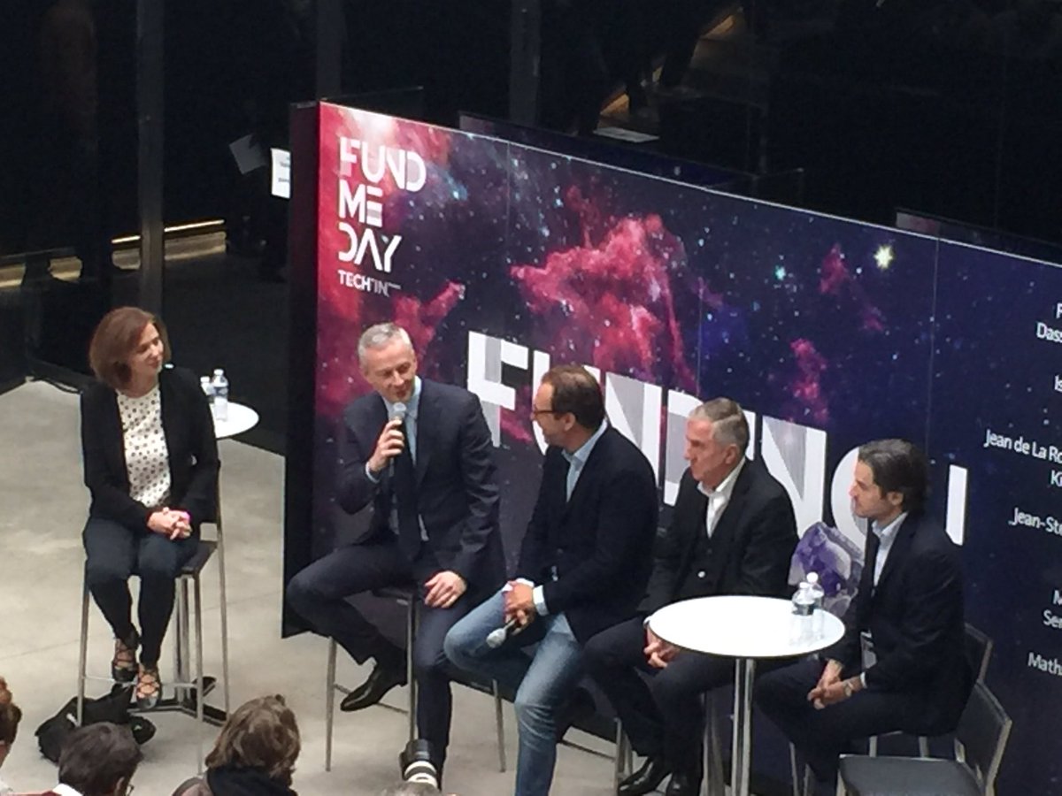 Echos_Solutions's tweet image. #stationf #techinfrance #startups @joinstationf - &quot;nous avons des startups puissantes&quot; - @BrunoLeMaire