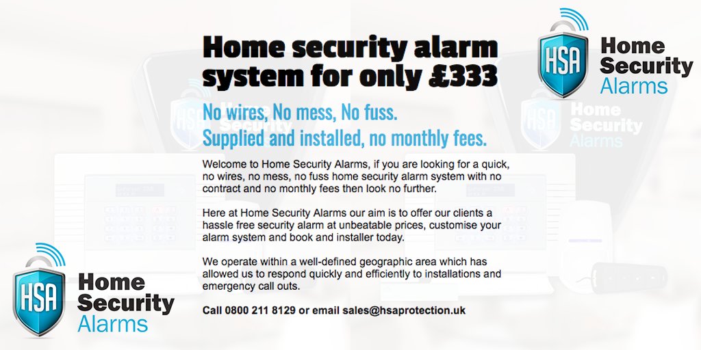 #Home #Security #Alarm #System starting from only £333

qoo.ly/jdcer

#essexsecurity #hertfordshiresecurity #alarms #alarmsystem