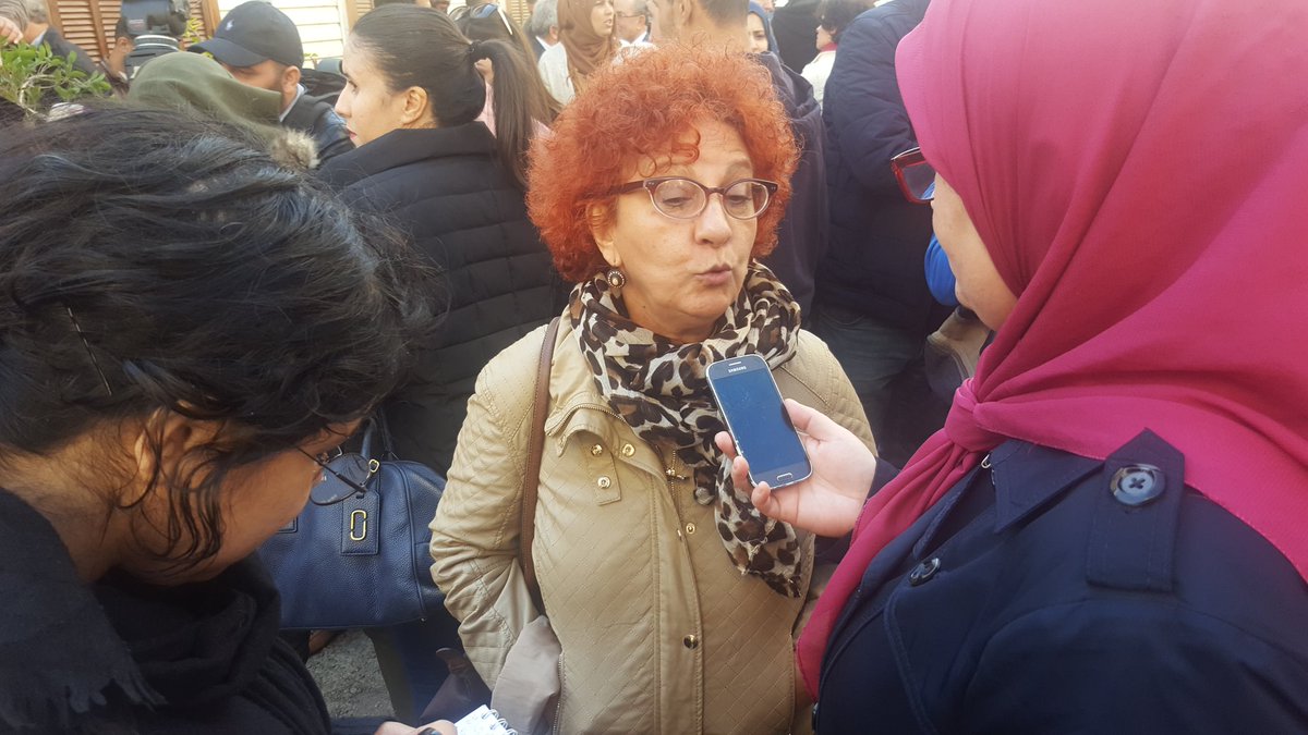 AmnestyAlgerie's tweet photo. Déclaration de la directrice d'@AmnestyAlgerie aux journalistes en marge du rassemblement de solidarité avec @HazemHadda #Algerie https://t.co/UXvTmmrquv