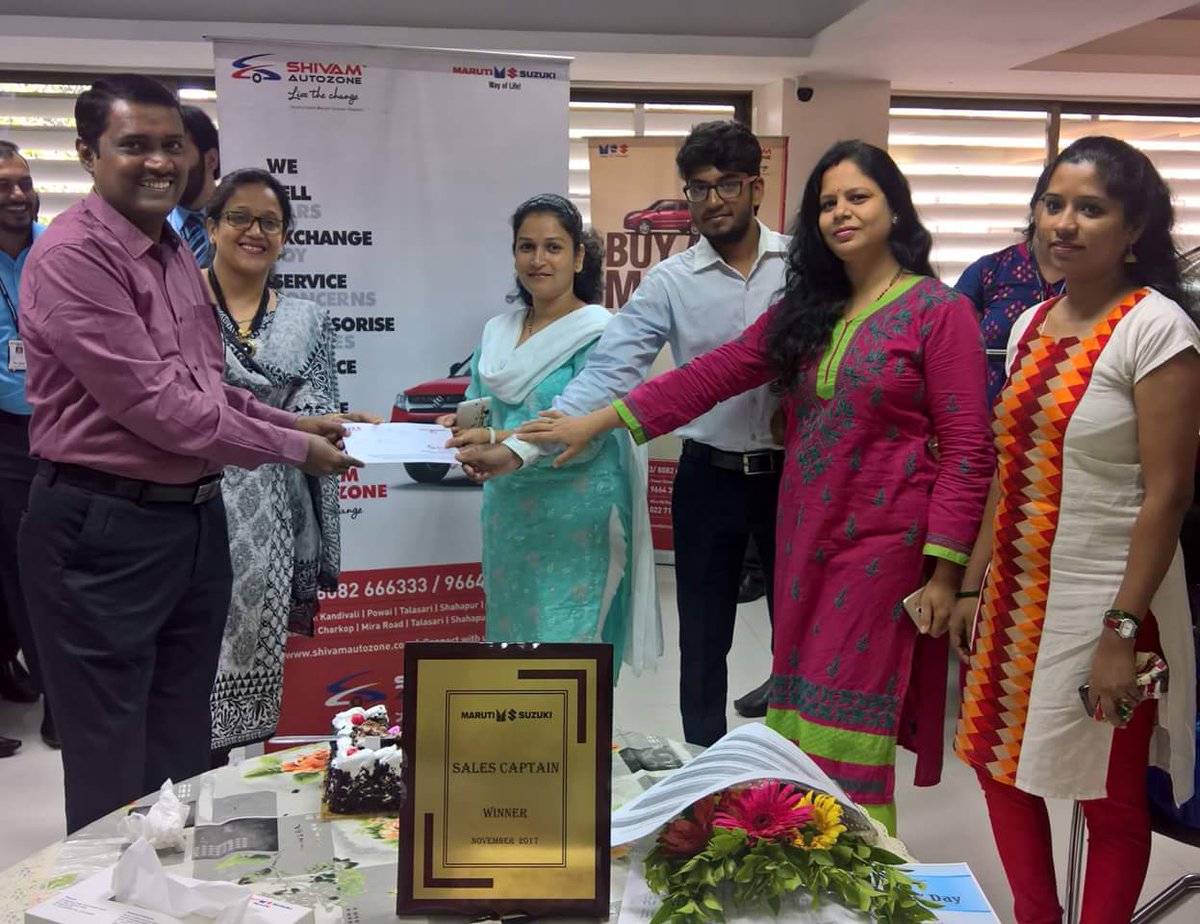 ShivamAutozone's tweet photo. We celebrated November born employees' birthdays , Achievers Celebration for Oct 2017 and also distributed Shivam Blockbuster Diwali Prizes. It was a fun filled event eagerly awaited by the employees.
#shivammaruti #wecare #celebrations #gratifications https://t.co/fkb7G9BLkR