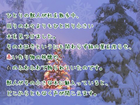 Animal___Forest's tweet photo. 【告知】
【期間限定/交流企画】
❄🎄杜の中のクリスマス🎄❄
イベント期間
▹▸11月25日～12月25日 https://t.co/MuUZHS6gVs