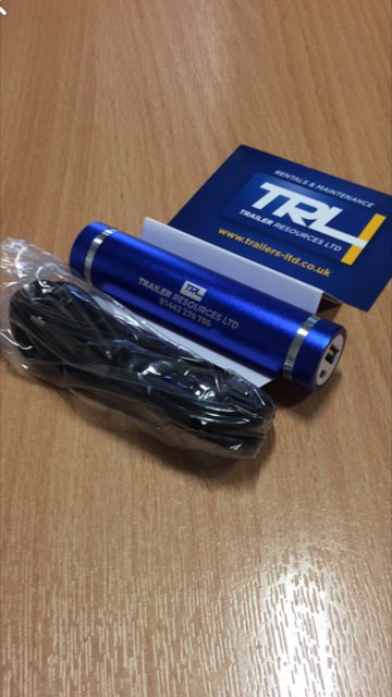 Our new powerbanks have arrived! Retweet for your chance to have a TRL goody bag delivered to your door (including one our powerbanks)! #christmascomeearly #trailersresourcesalwaysbehindyou
