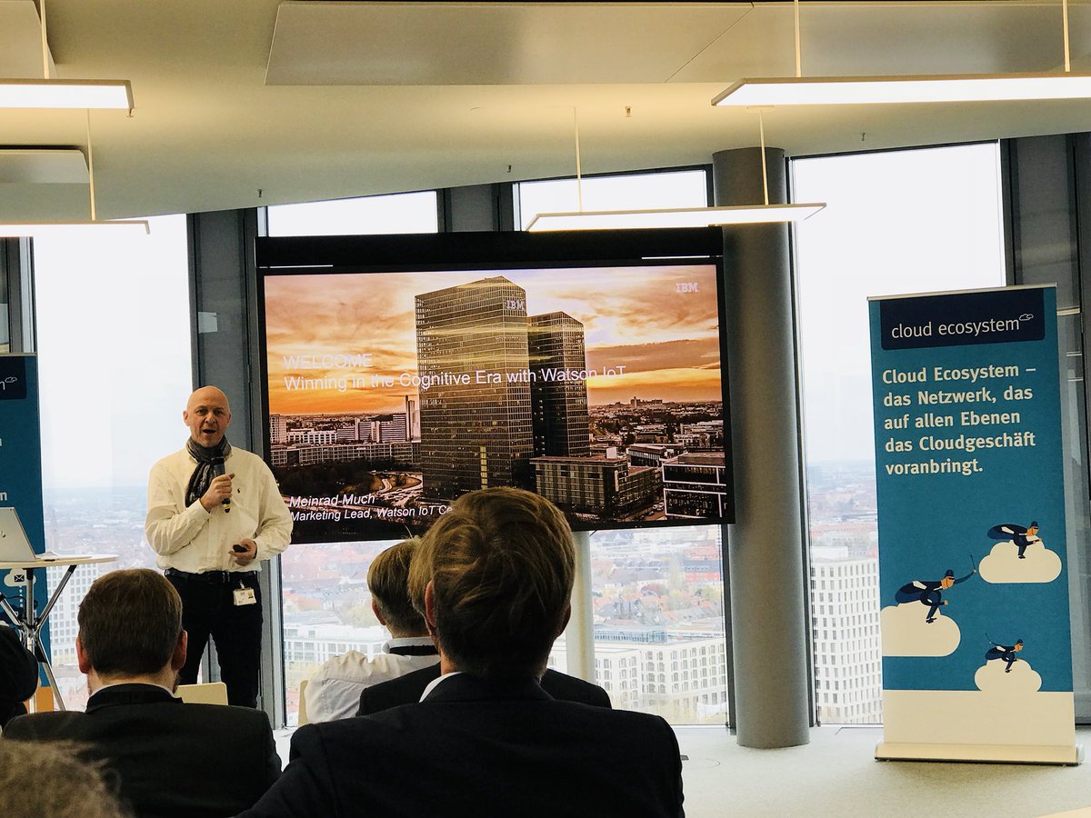 jschuessler's tweet image. Mit Cloud Ecosystem heute bei IBM Watson IoT Center in München #cloudecosystem #watsoniotcenter