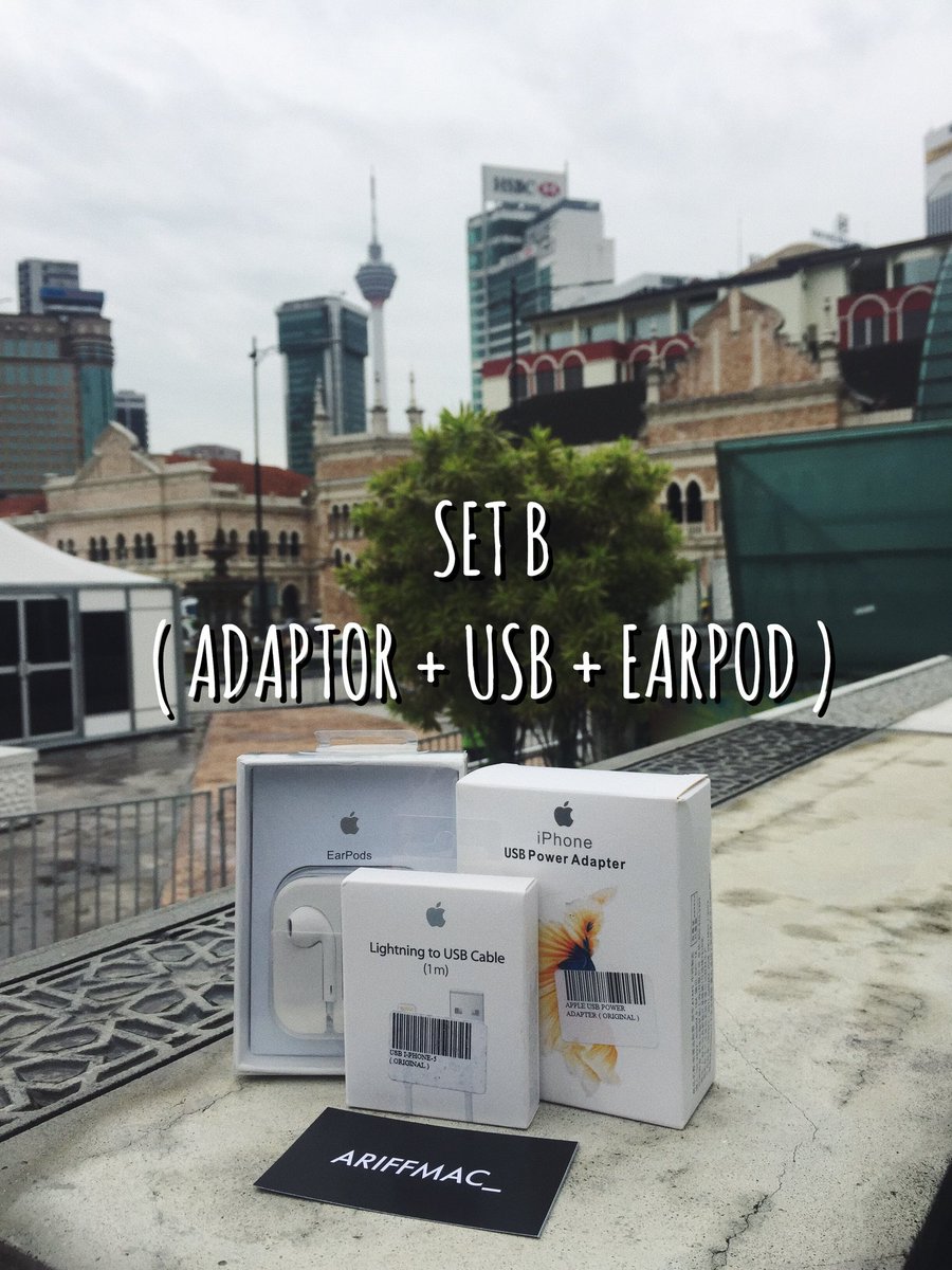arifffyunus's tweet photo. PRMOTION UNICORN‼️‼️‼️‼️‼️.
.
korang TENGOK ni kat sini ada jual Cable | Adaptor| Earpod Apple Original 💯
RM45! RM45! RM45! setiap satu
apa korang dapat ? 
.
✅1month warranty 
✅free case 
.
 boleh WS atau DM terus ! 
https://t.co/3YFsLyfmM1 https://t.co/4VHzL32icZ