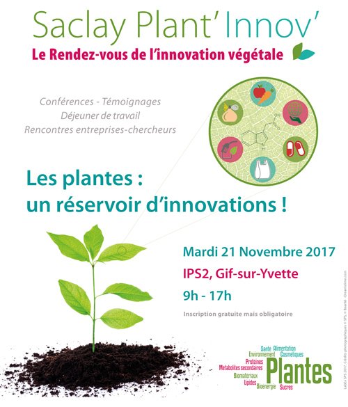 🌱 Favoriser l'innovation autour de la #biologie des #plantes : Saclay Plant' Innov' c'est demain ! @SPS_LabEx <a href="/UnivParisSaclay/">Université Paris-Saclay</a> > 
bit.ly/2mI04Jg