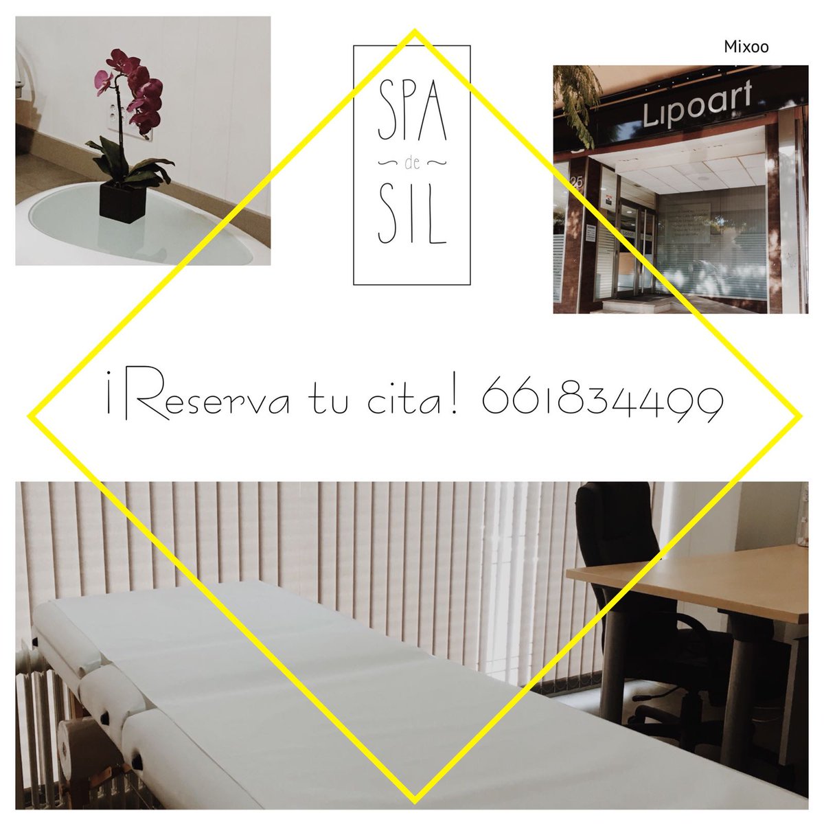 SPAdeSIL's tweet photo. HAPPY MONDAY! 
¿Quién dijo que los lunes sólo se trabaja? Todos los días son buenos días xa disfrutar d un buen masaje, curarse el cuerpo y el alma! 💆‍♀️🌺
➡️Os recordamos que también estamos en Lipoart⬅️
☎️661.83.44.99 📧 info@spadesil.com
Besitos y amor para tod@s ❤️ https://t.co/f8X7DEl8q8