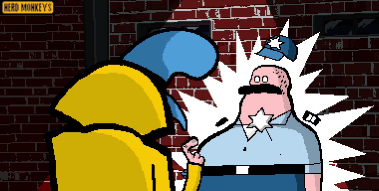 caseandbot's tweet photo. Dear Police officer who asked me to say the alphabet backwards: "The alphabet backwards"... BAAM!
#gamedev #indiedev #pixelart #caseandbot #JokeOfTheDay https://t.co/MyM3ixhTr1