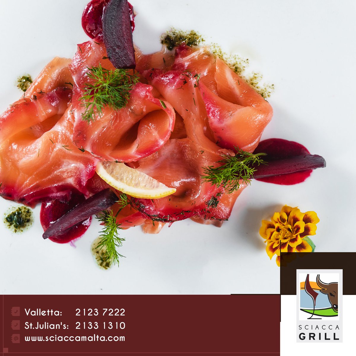 SciaccaGrill's tweet photo. Want to try something different? Visit #SciaccaGrill today!

Valletta: 2123 7222 
St.Julian's: 2133 1310

https://t.co/eNC8rbDyxw

#Malta #Steakhouse #Meat #Food #Christmas #Delicious https://t.co/5Wv5o3uzrt