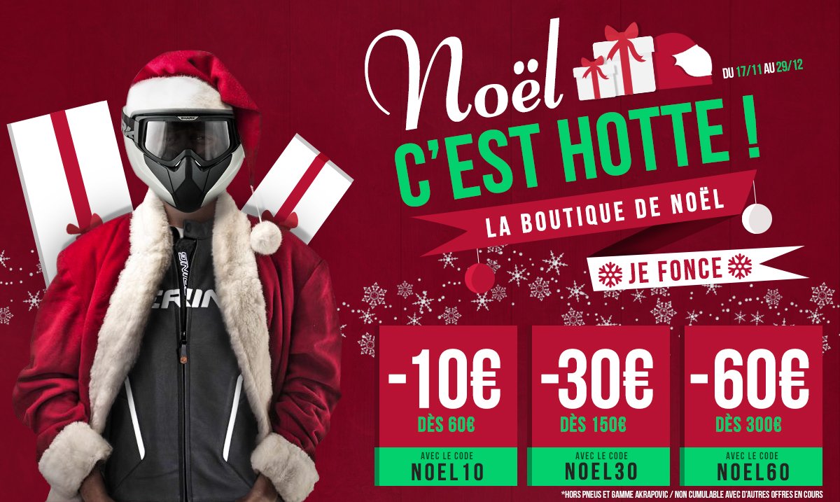 ScootMotoShop's tweet photo. 🔥 Noël c'est HOTTE ! 🔥

🎄Découvrez vite notre boutique de Noël 🎁
👉 https://t.co/msgj9KWfhc https://t.co/8az2WrmZqT