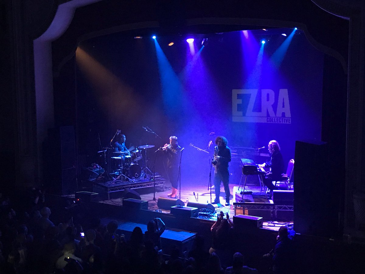 Shout out to greatness. <a href="/EzraCollective/">Ezra Collective</a> shutting down Islington assembly hall. #bossmoves  👌🏾👌🏾👌🏾