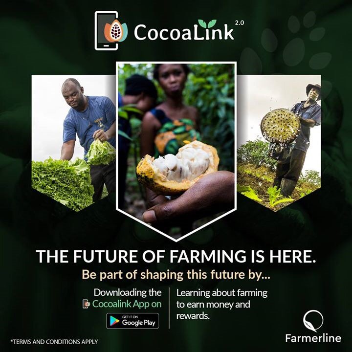 farmerline's tweet photo. Download the #CocoaLink app today! CocoaLink revolutionizes how #youngfarmers interact with their industry by educating users with the chance of prizes and rewards for top marks! #education #foodtech #farming https://t.co/wd9jIpFjnj https://t.co/Zvxx4jR3ot