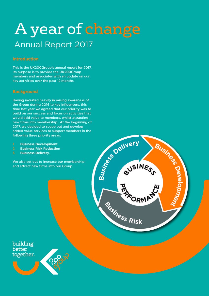 uk200group's tweet photo. The UK200Group 2017 Annual Report is now available- A Year of Change. #BuildingBetterTogether https://t.co/9HpQPBsGN6 https://t.co/1orwsO45nE
