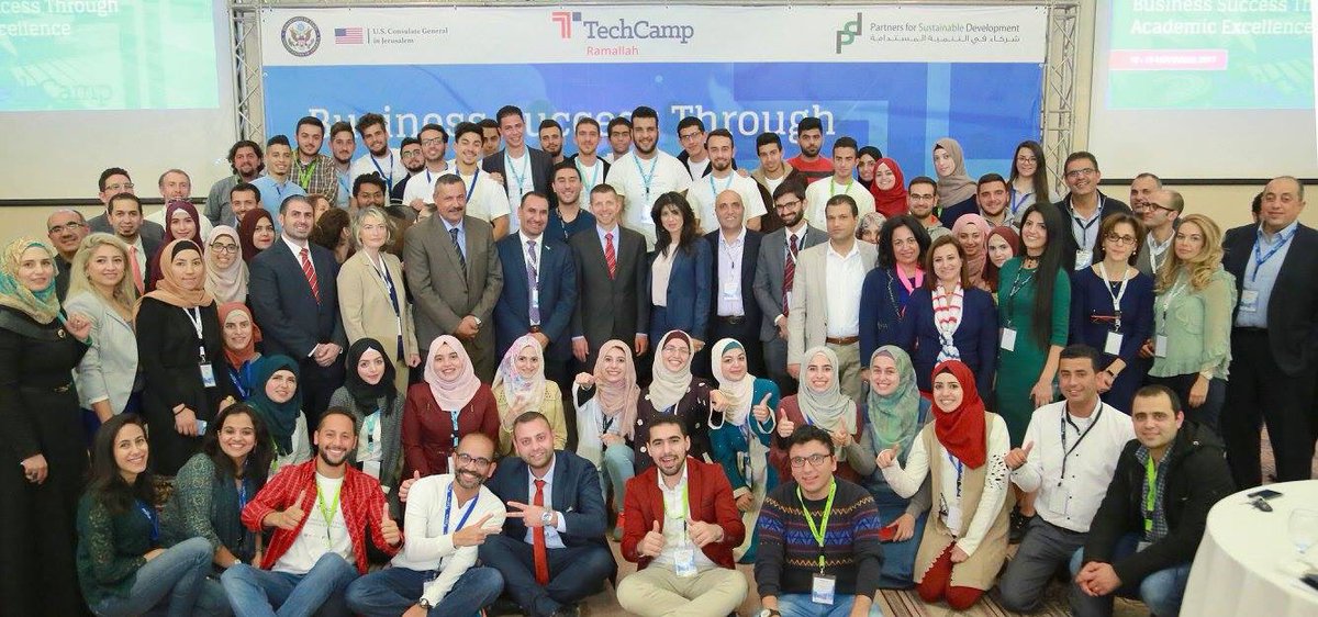 RabiSalam's tweet photo. @USCGJerusalem 
@psdorg 
#TechCampRamallah https://t.co/QsdNLomFLf