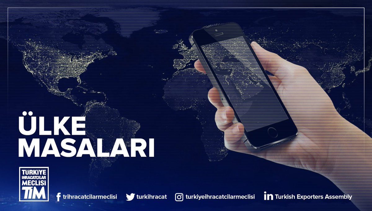Hedef pazarlar hakkında bilgi edinmek, #ihracat potansiyelini öğrenmek için ‘#ÜlkeMasaları'na başvurabilirsiniz. 👉🏼 bit.ly/ülkemasaları