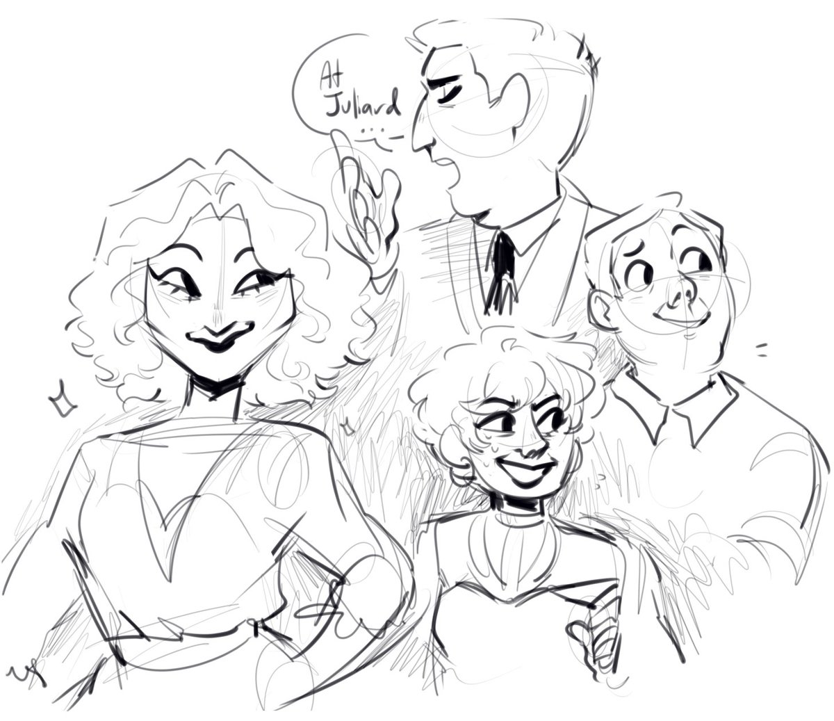 some doodles of #ThePromMusical!! 