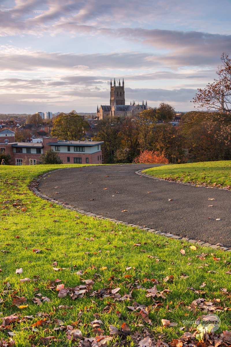 Last light over #Worcester Cathedral #worcpic