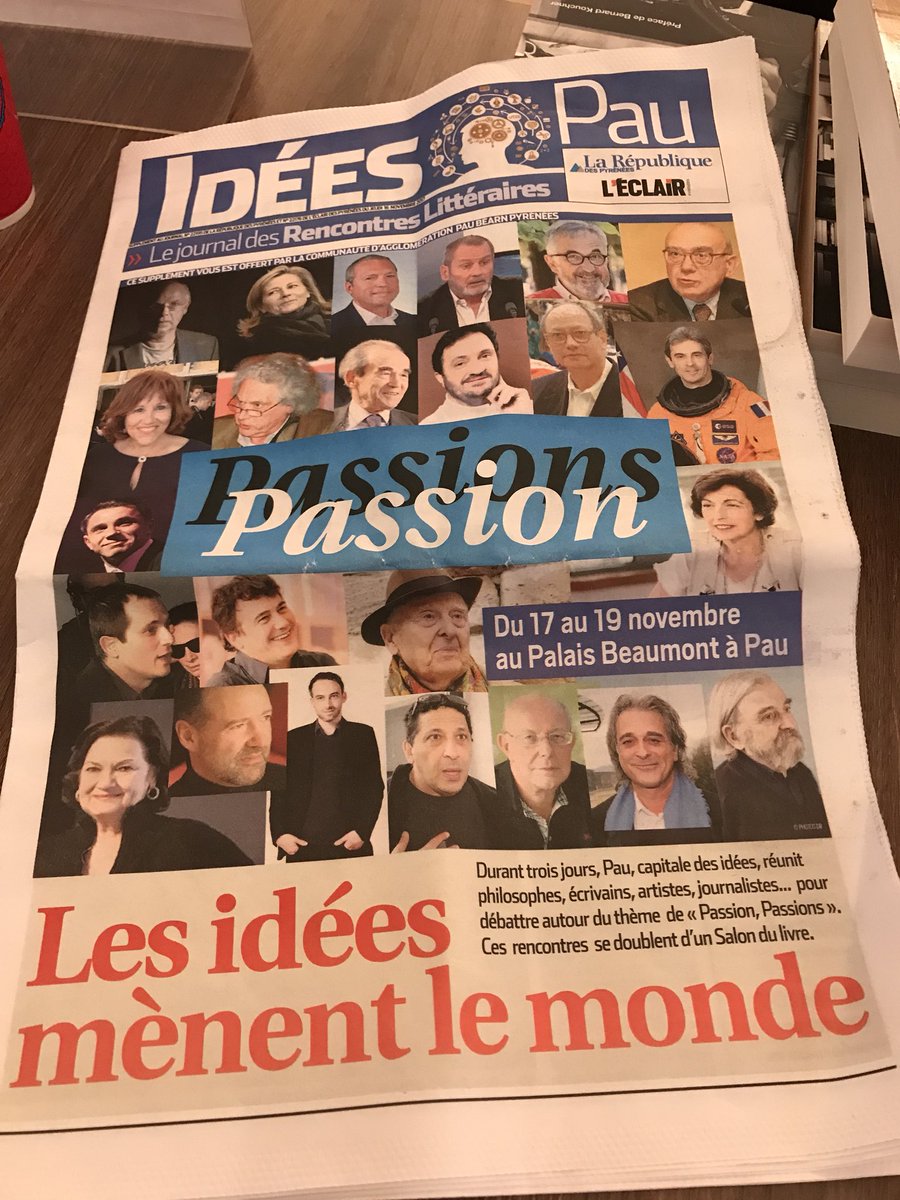 DocteurTissot's tweet photo. Merci à la @Ville_Pau, Fr. @bayrou @Lapousterle @DelfyneSema & à toutes les équipes de @LesIdeesPau pour ces magnifiques et chaleureuses 4ème Rencontres littéraires #idees17. C’est aussi et surtout cela la vraie & très belle France ! Tout est visible sur https://t.co/nan4L6WO7F https://t.co/Ub2LtToPn9