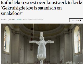 het_haasje_'s tweet photo. Geslacht zou ze "lekker" zijn, maar gekruisigd ziet ze er te vermenselijkt uit:
#TomHerck #Kuttekoven #smakeloos https://t.co/Qwx4ut73OV