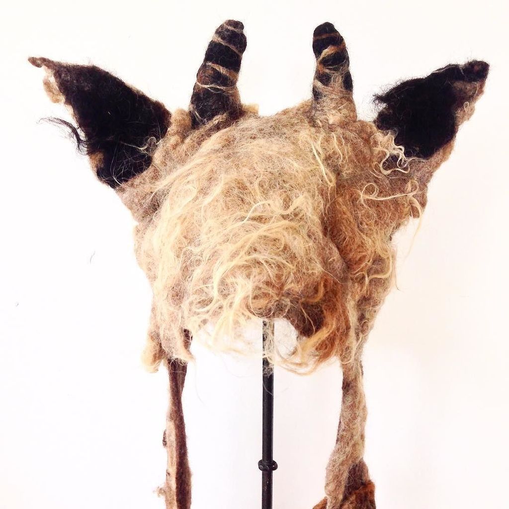 KarenFeltArtist's tweet photo. My Billy Goat Mr Tumnus hat is now in @miltonhousebrighton #artistopenhouse. (Private view this Friday) I get so many compliments when I wear my own hat that I made another one to sell #billygoat #goat  #goathat #fawn #narnia #mrtumnus #babygoats #animal… https://t.co/FNbPYPp79h https://t.co/GygcUEiOL5