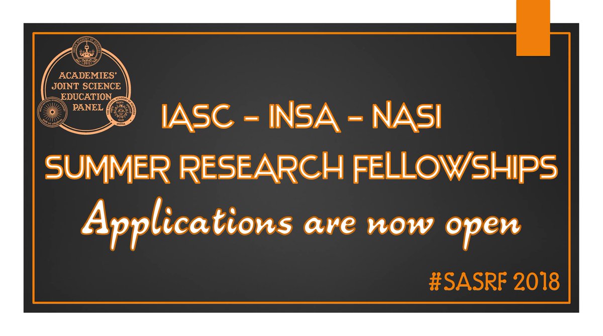 SciEduPanel's tweet image. Applications for our #SASRF and #FASTSF summer internship programmes are pouring in.
With just 10 days to go before the deadline, the question is,
have you applied yet?
goo.gl/y1i884
goo.gl/Mc4vYp