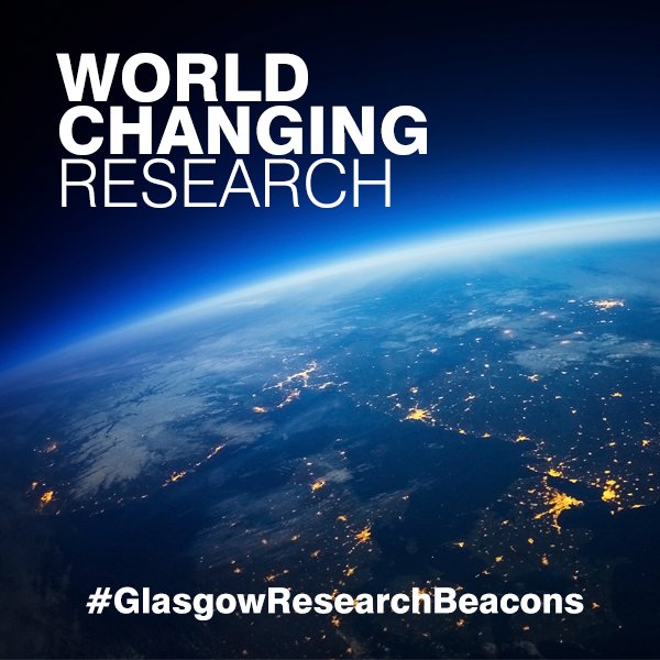 UofGlasgow's tweet photo. We’re excited to be introducing the #GlasgowResearchBeacons to you over the next few months. We hope you enjoy finding out more about our world-changing research 🌎 https://t.co/wBWWF4ZWjt