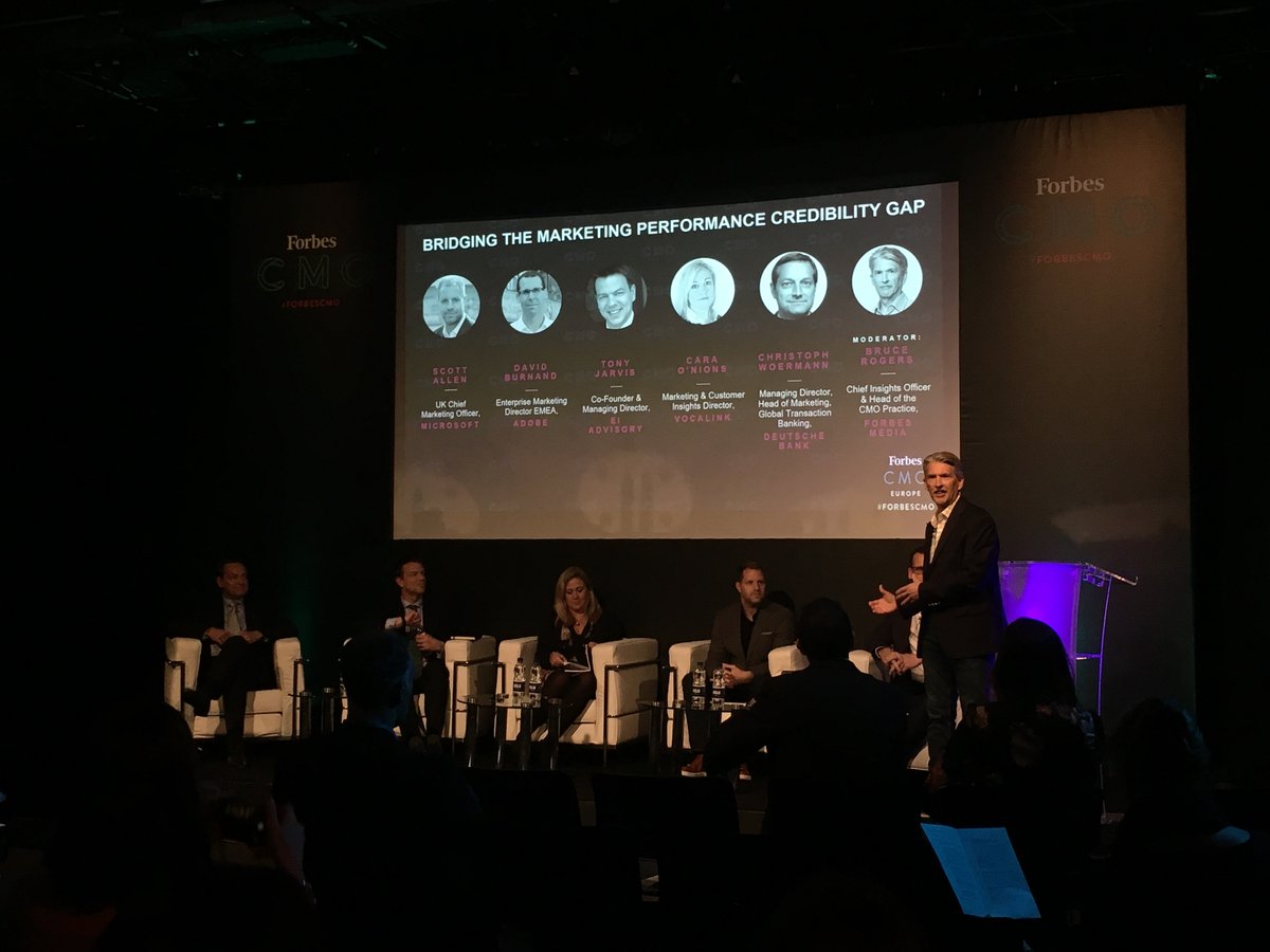 Building credibility within your industry..... our full report on the first <a href="/ForbesCMO/">Forbes CMO Network</a> summit coming soon! #b2bmarketing #ForbesCMO