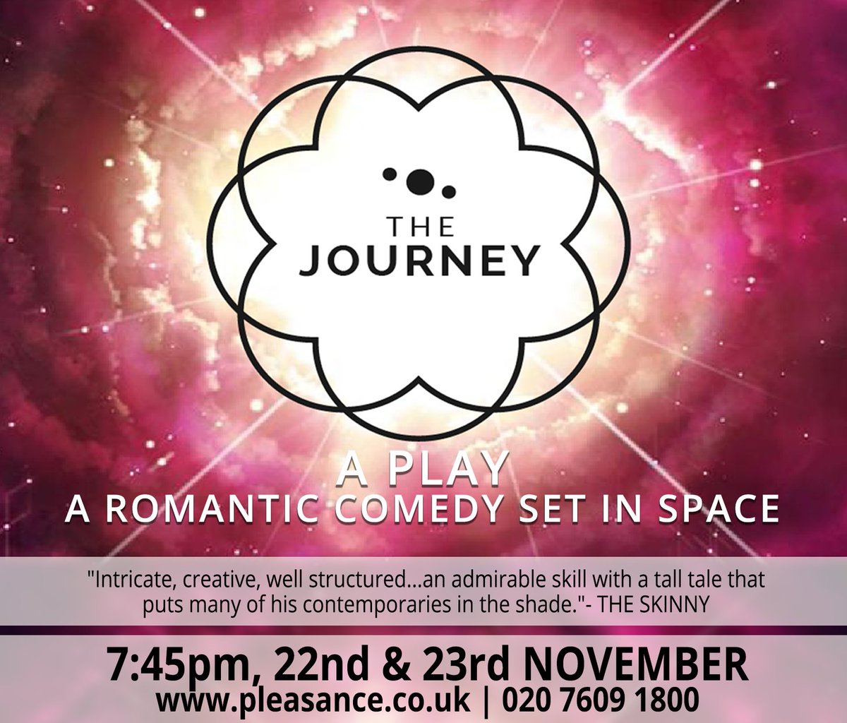 thisstuartlaws's tweet image. It starts on Wednesday!
THE JOURNEY
(a play)
745pm | 22 &amp;amp; 23 November | The Pleasance
pleasance.co.uk/event/journey#…