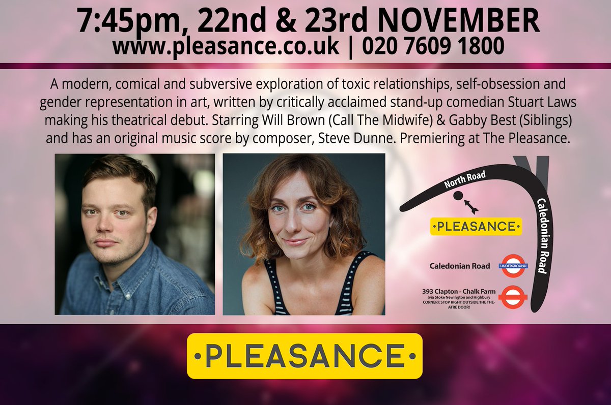 thisstuartlaws's tweet image. It starts on Wednesday!
THE JOURNEY
(a play)
745pm | 22 &amp;amp; 23 November | The Pleasance
pleasance.co.uk/event/journey#…