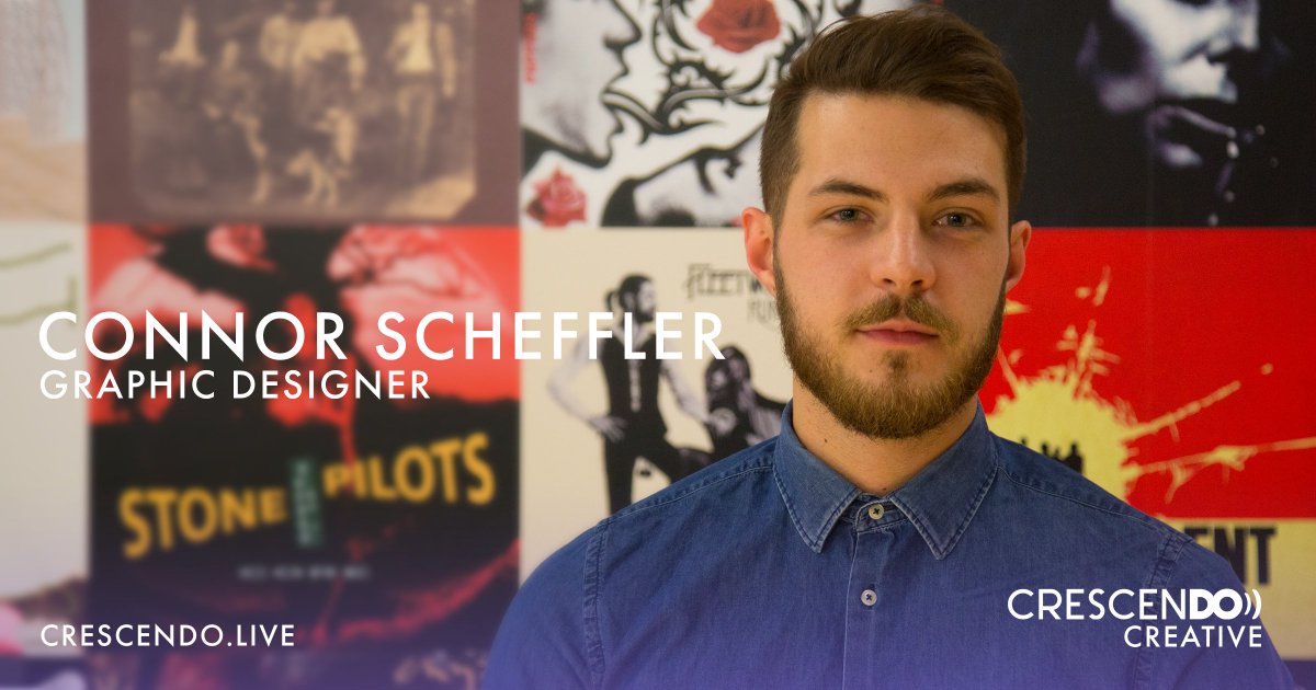 crescendoCA's tweet photo. We sat down with Connor Scheffler to discuss his experience designing for artists like @edsheeran, @prince &amp; @michaelbuble. Watch now ➡️➡️ https://t.co/wtSvgwEoel https://t.co/oEs7Vz4qGf