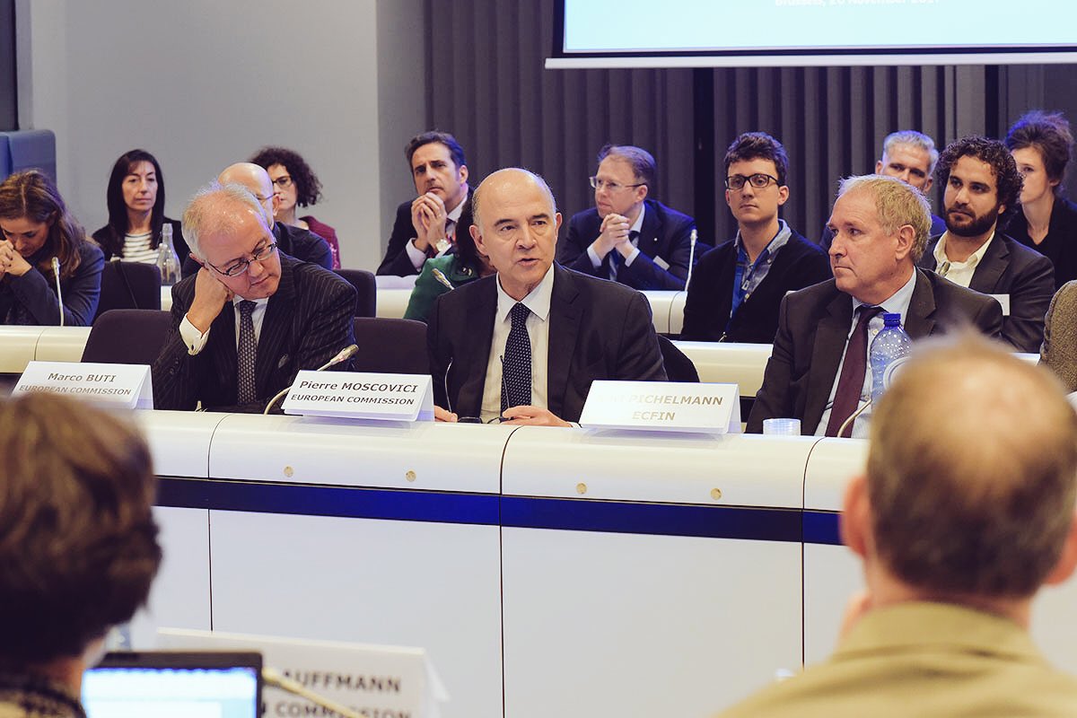 ecfin's tweet photo. Wonderful day of discussions on fostering #inclusivegrowth at #ARC17EU today. Thank you to @pierremoscovici, Marco Buti & our esteemed panellists for sharing your insights! https://t.co/sxadH92amn